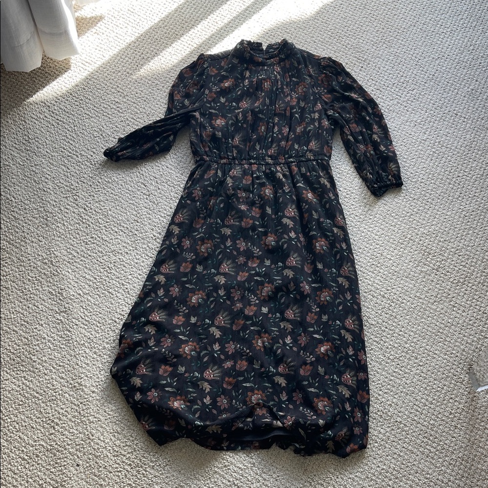 Rachel Zoe Black Floral Dress